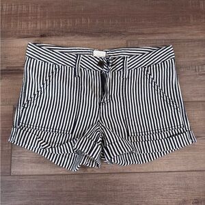 Forever 21 Black and White Striped Shorts